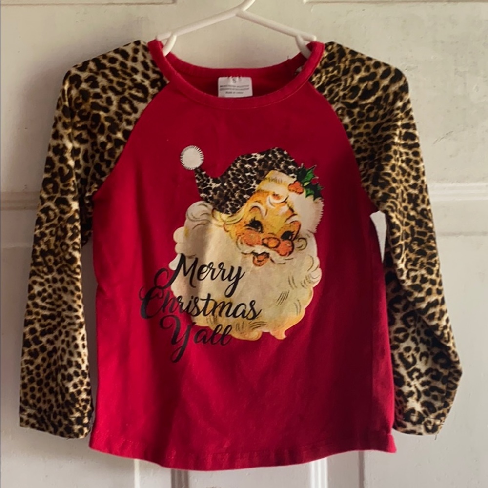 Christmas Santa shirt size 3-4
